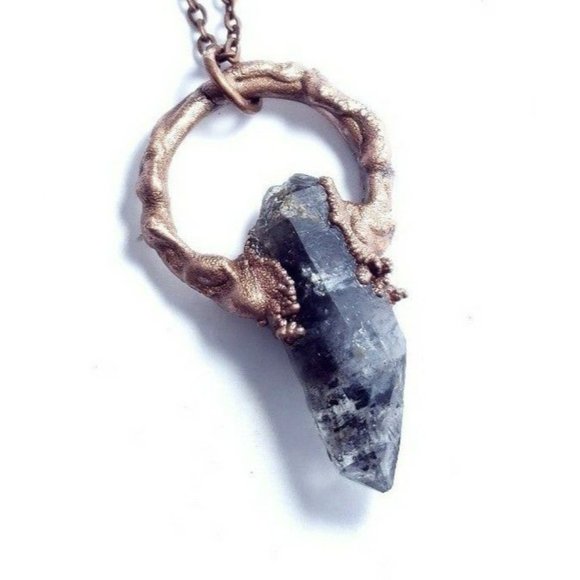 Phantom ghost Quartz Necklace - Picture 2 of 12